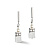 Серьги White Coeur de Lion *5086/21-1400 - миниатюра