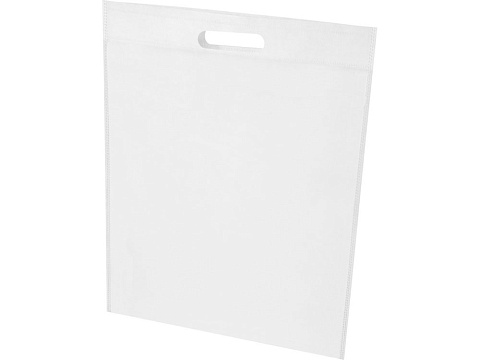 Экосил эко-сумка из нетканого материала из переработанных материалов по стандарту GRS объемом 5 л, белый