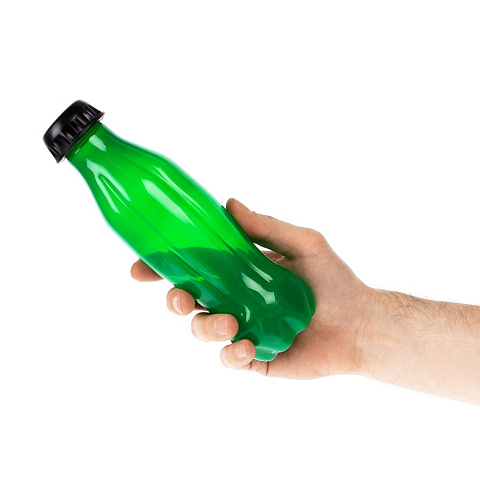 Бутылка для воды Coola, зеленая - рис 4.