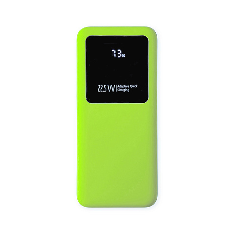 Внешний аккумулятор Kris soft touch, 10000mAh (Светло-зелёный) - рис 2.