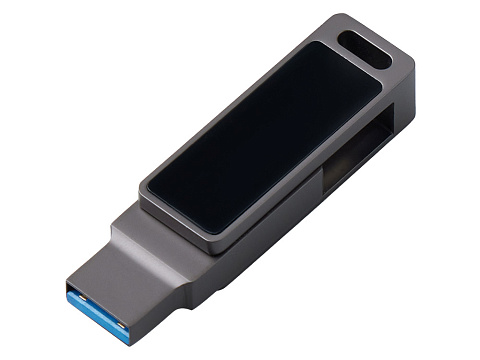 Флешка 32 ГБ USB Type-C и USB 3.0 с подсветкой лого Спинлайт - рис 4.