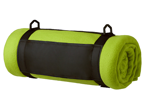 Плед Нежность с плечевым ремнем, зеленое яблоко - рис 4.