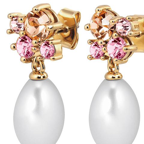 Серьги PETUN SG ROSE / WHITE PEARL - рис 4.