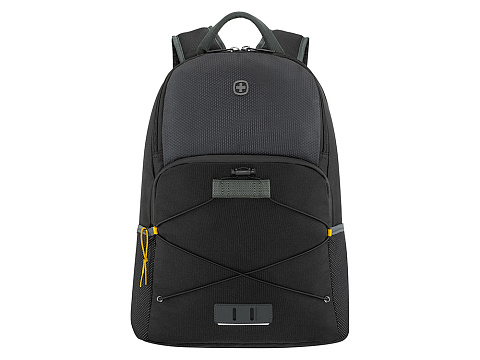 Рюкзак WENGER Trayl 15.6, чёрный, переработанный ПЭТ, 34 x 20 x 45 см, 22 л. - рис 2.