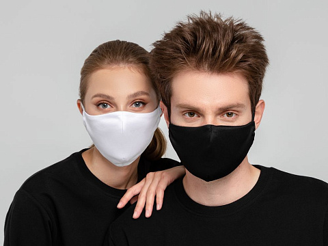 Маска для лица, черная - рис 7.