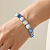 Браслет Cristal, Light blue, Blue - миниатюра - рис 2.