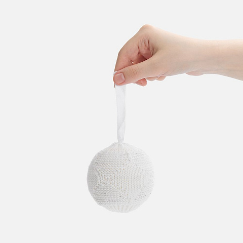 Вязаный шарик «Зимний шарм» - рис 3.