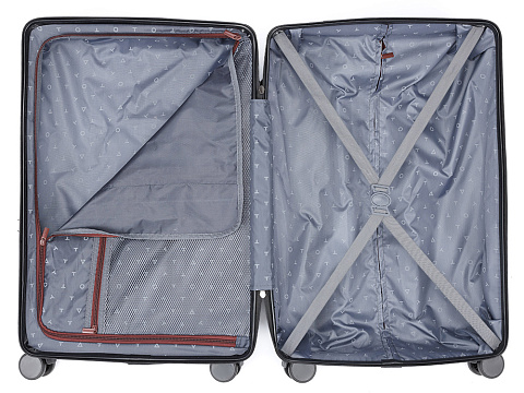 Чемодан TORBER Onego, бордовый, ABS-пластик, 79,5 х 51 х 29 см, 103 л - рис 4.