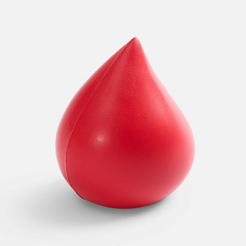Антистресс «Капля», красный - рис 2.