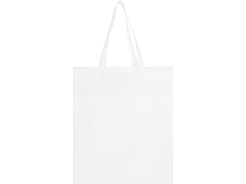 Экосил эко-сумка с ластовицей из нетканого материала, переработанного по стандарту GRS, объемом 12 л, белый - рис 2.