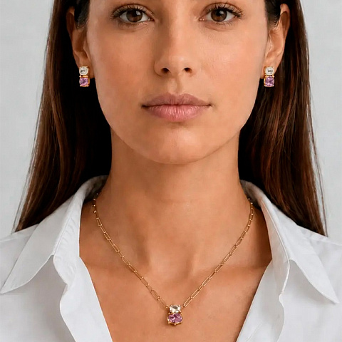 Колье  SERAFINE SG ROSE_SAND - рис 2.