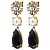 Серьги MISIA SG BLACK / CRYSTAL Dyrberg Kern 470094 - миниатюра - рис 3.