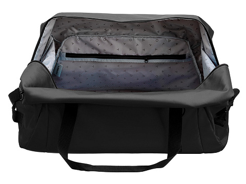 Сумка дорожная TORBER Mobi, чёрная, полиэстер 900D с PU покрытием, 65 х 37 х 34 см - рис 5.