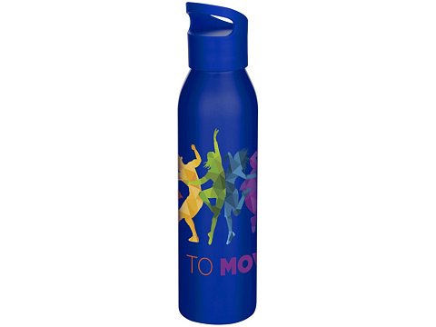 Одностенная бутылка для воды Sky, изготовленная из нержавеющей стали, 650 мл, синий - рис 4.