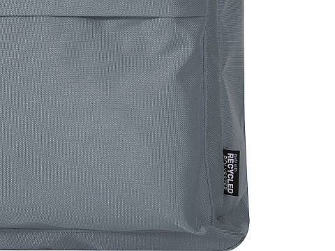 Байрон рюкзак для 14-дюймового ноутбука объемом 16 л, изготовленный из переработанных материалов по стандарту GRS, серый - рис 6.