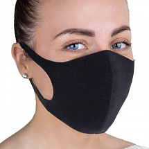 Черная защитная маска для лица