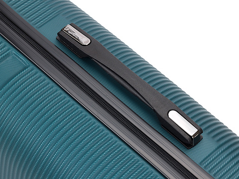 Чемодан TORBER Onego, зелёный, ABS-пластик, 59,5 х 39,5 х 24 см, 46 л - рис 9.