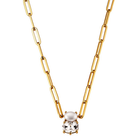 Колье  SERAFINE SG CRYSTAL_WHITE PEARL - рис 4.