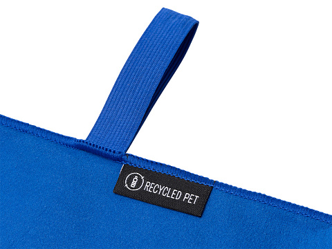 Легкое полотенце Gulpi  из микрофибры RPET с ремешком для складывания, 70*120 см, королевский синий - рис 4.