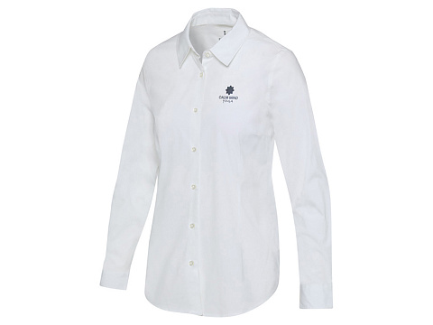 Carnelian женская рубашка из поплина - Белый - рис 5.