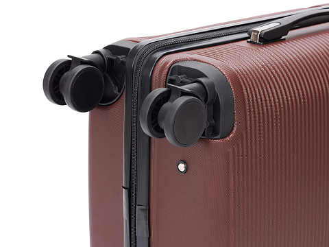 Чемодан TORBER Onego, бордовый, ABS-пластик, 59,5 х 39,5 х 24 см, 46 л - рис 11.