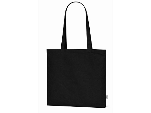 Сумка Кэррими 180 из хлопка, 180 г/м2, черный - рис 2.