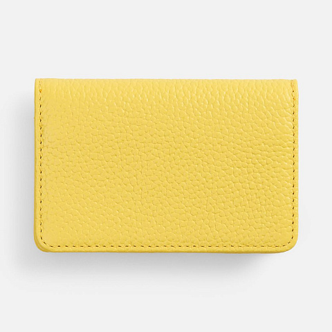Футляр для визиток Unison, желтый - рис 3.