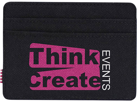 Herschel Charlie держатель для карт с RFID-защитой из переработанного материала - сплошной черный - рис 4.