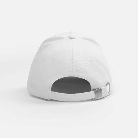 Бейсболка Classic 2.0, белая с темно-синим кантом - рис 6.