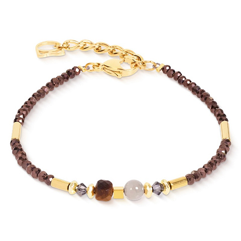 Браслет Brown-Gold
