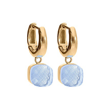 Серьги FIRENZE (G) Hellblau Qudo 107001/20-4733