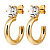 Серьги QUINTE SG CRYSTAL Dyrberg Kern 480076 - миниатюра - рис 4.