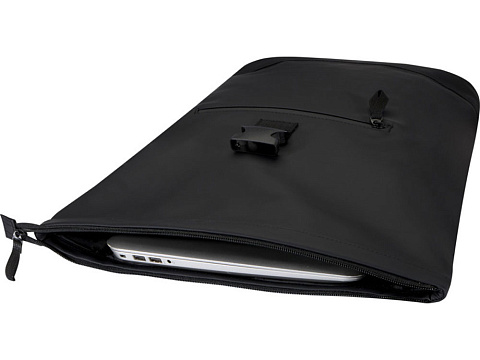 Переработанный рюкзак Реси Плюс 15 GRS с закручивающимся верхом объемом 18 л, черный - рис 4.