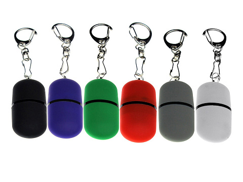 Флешка Goutte Soft-touch на 4 Гб, синий - рис 4.