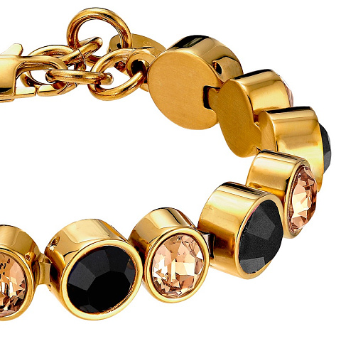 Браслет ELAINE SG BLACK /GOLDEN Dyrberg Kern 450164 - рис 3.