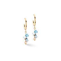 Серьги Aqua Coeur de Lion 4639/21-2000