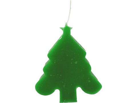 Свеча Елочка, зеленый - рис 3.