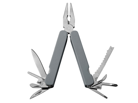 Мультитул-пассатижи Рэйн 10-в-1, серый