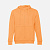 Толстовка мужская на молнии с капюшоном Amsterdam, светло-оранжевая - миниатюра