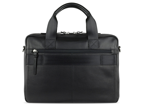 Портфель мужской BUGATTI КОМЕТА | COMET, чёрный, воловья кожа/полиэстер, 37х6х27 см - рис 8.