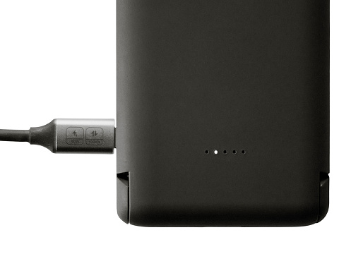 Беспроводной внешний аккумулятор с подсветкой лого и подставкой Magflash, 10000 мАч, 15 Вт, черный - рис 16.