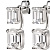 Серьги TETI SS CRYSTAL Dyrberg Kern 460008 - миниатюра - рис 3.