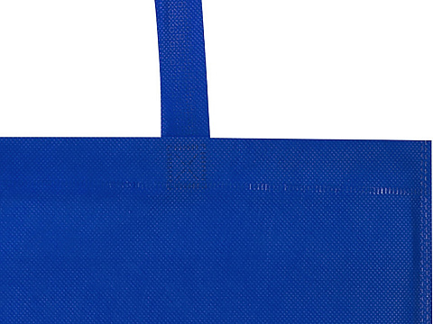 Экосил эко-сумка для конференций из нетканого материала, переработанного по стандарту GRS, объемом 6 л, королевский синий - рис 4.