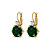 Серьги BEGONIA SG EMERALD GREEN Dyrberg Kern 470105 - миниатюра